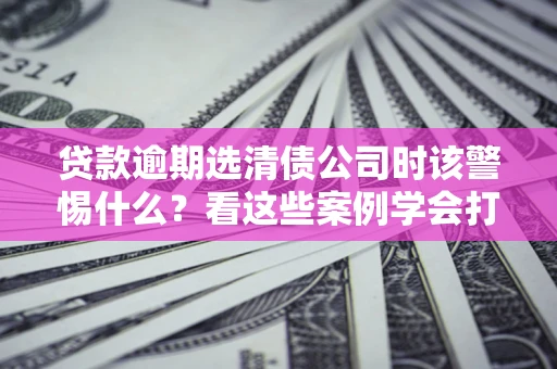 济南贷款逾期选清债公司时该警惕什么？看这些案例学会打翻身仗