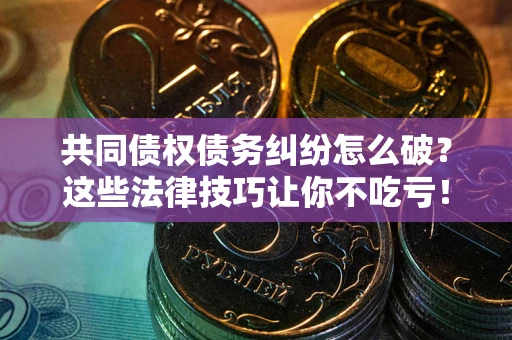 济南共同债权债务纠纷怎么破？这些法律技巧让你不吃亏！