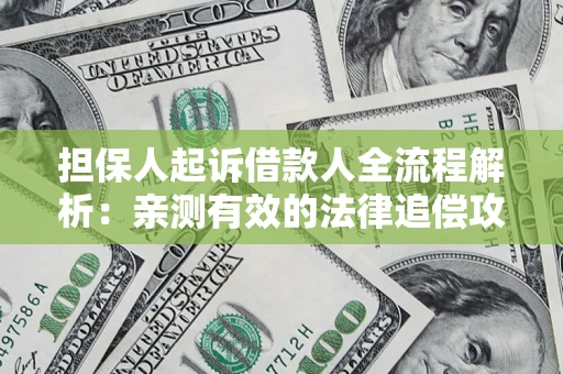 济南担保人起诉借款人全流程解析：亲测有效的法律追偿攻略