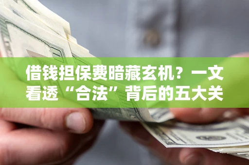济南借钱担保费暗藏玄机？一文看透“合法”背后的五大关键陷阱