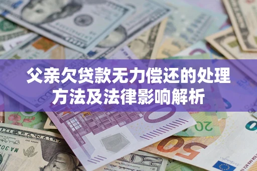 济南父亲欠贷款无力偿还的处理方法及法律影响解析