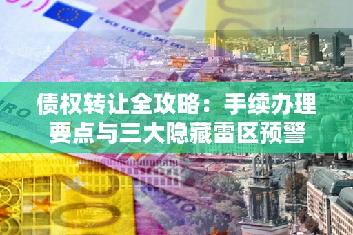 济南债权转让全攻略：手续办理要点与三大隐藏雷区预警