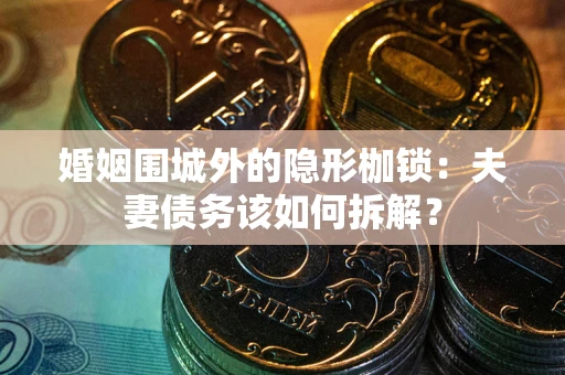 济南婚姻围城外的隐形枷锁：夫妻债务该如何拆解？