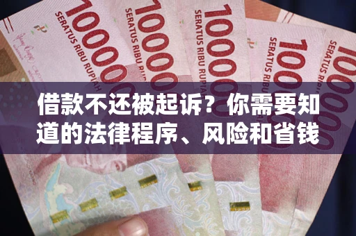济南借款不还被起诉？你需要知道的法律程序、风险和省钱技巧