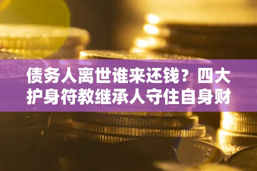 济南债务人离世谁来还钱？四大护身符教继承人守住自身财产